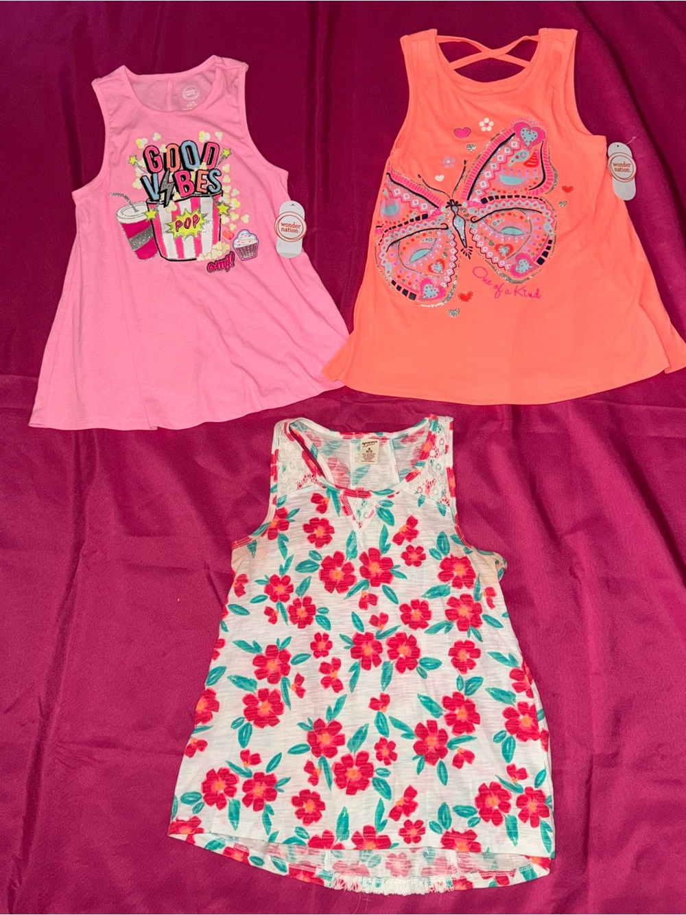 Girls Tank Top Bundle size L 10-12 / Girls Clothing Bundle size L 10-12